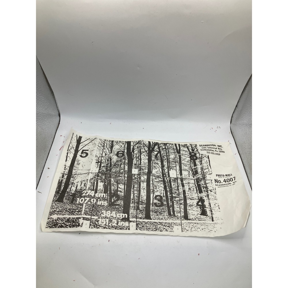 Scandecor Photo-Wall No 4007 Forest Trees Wallpaper‎ Wall Mural Vintage Decor